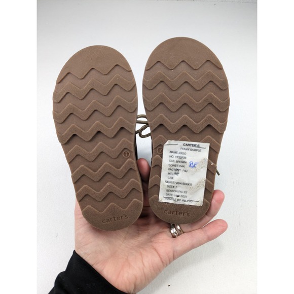 Carter's Brown Dinosaur Ankle Boots - Picture 6 of 6